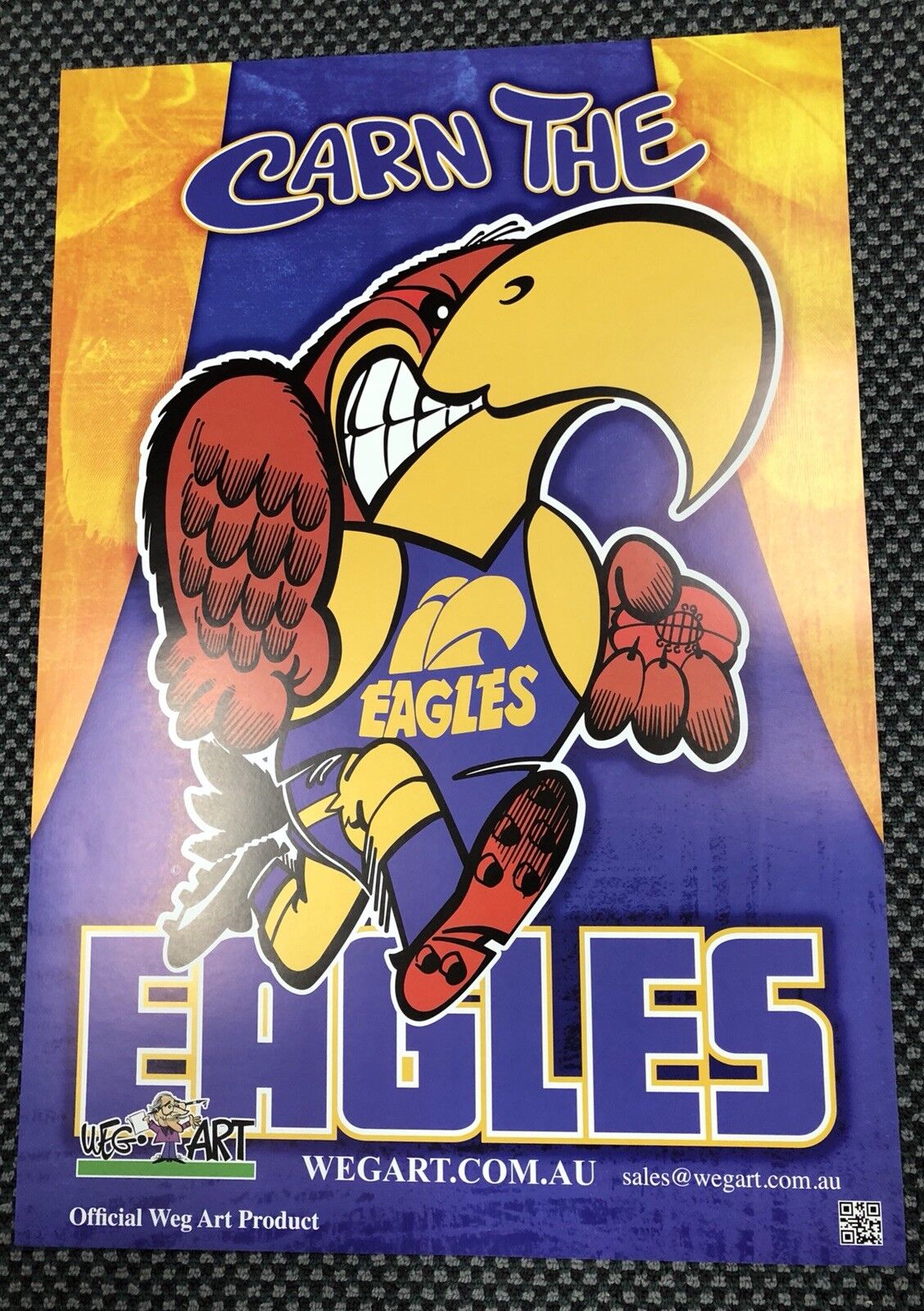 2018, 2006 AFL Premiers Posters West Coast Eagles Knight WEG & Supporters