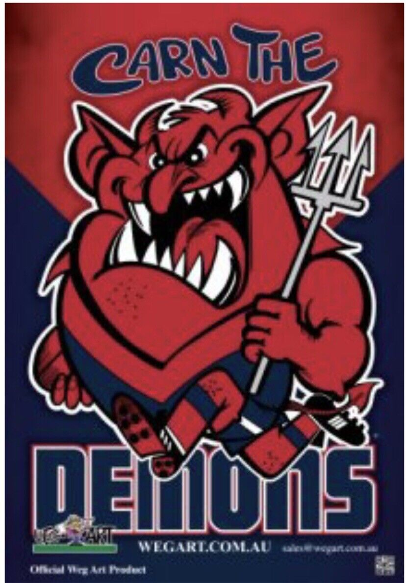 2021 MELBOURNE DEMONS WEG AFL PREMIERSHIP POSTER + BONUS