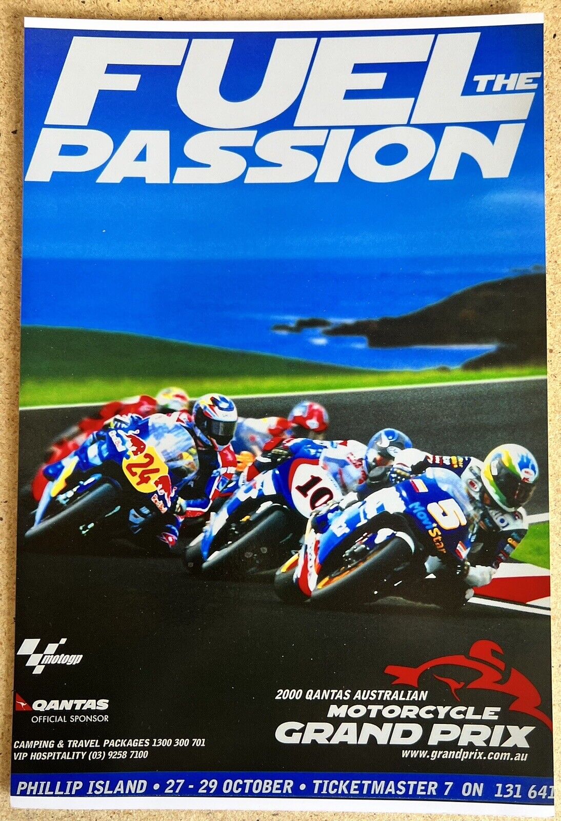 Phillip Island Motorcycle Grand Prix Prints Of Posters 89-90, 97-2000