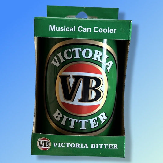 Vintage NIB VB Victoria Bitter Musical Stubby Holder Can Cooler