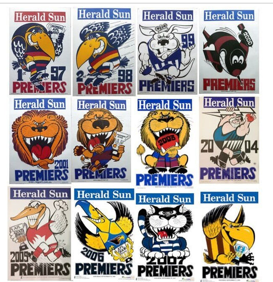 1997 - 2008 WEG Premiers Posters Original