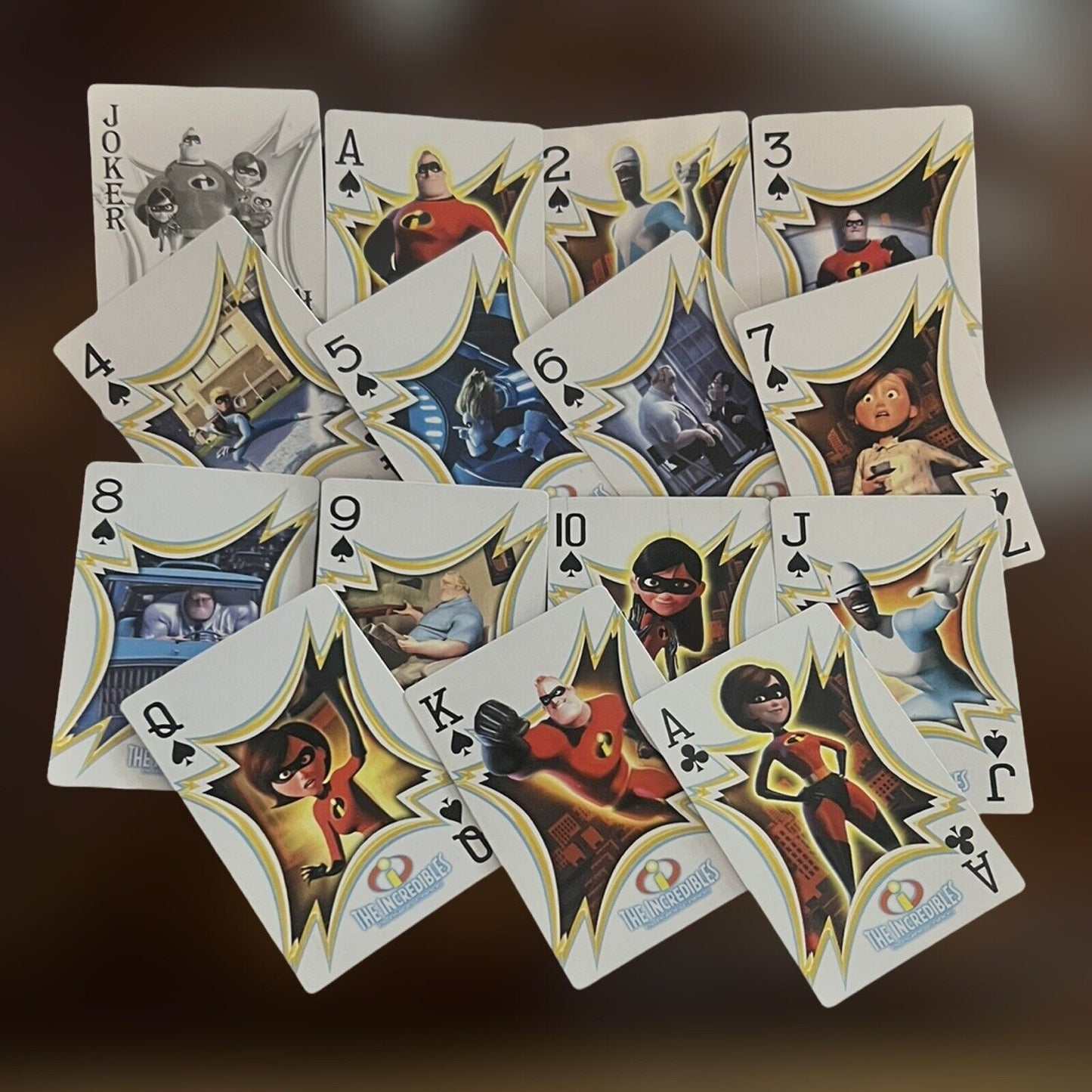 Pixar The Incredibles Playing Cards Full Deck