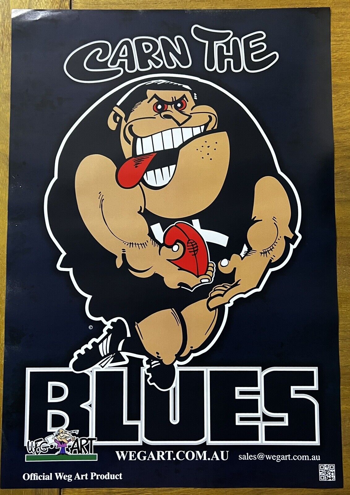 1995 Carlton Blues WEG Premiership Poster Plus Bonus Poster