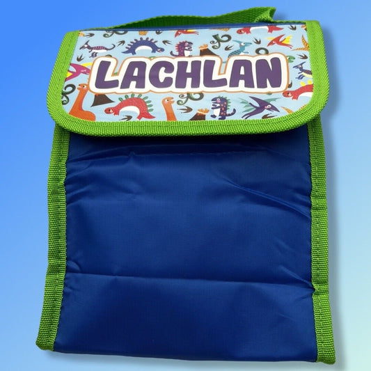 Personalised Kids Lunch Bag Insulated Foldable - LACHLAN