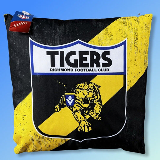 Richmond Tigers Heritage Logo Cushion AFL Brand 40cm X 40cm