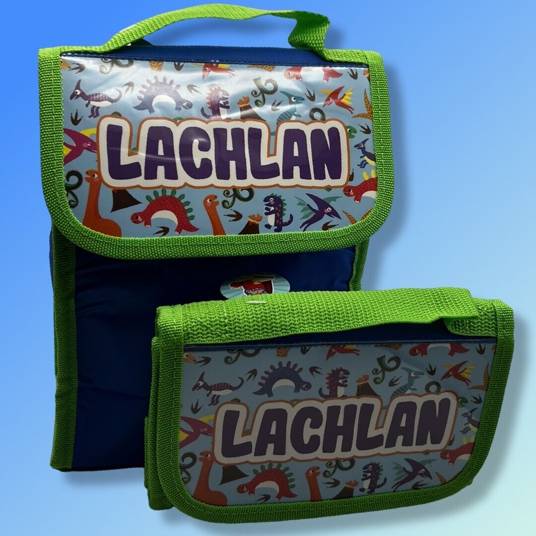 Personalised Kids Lunch Bag Insulated Foldable - LACHLAN