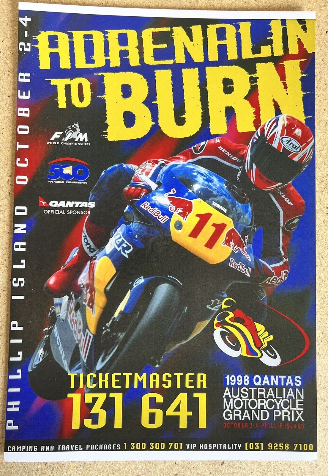 Phillip Island Motorcycle Grand Prix Prints Of Posters 89-90, 97-2000