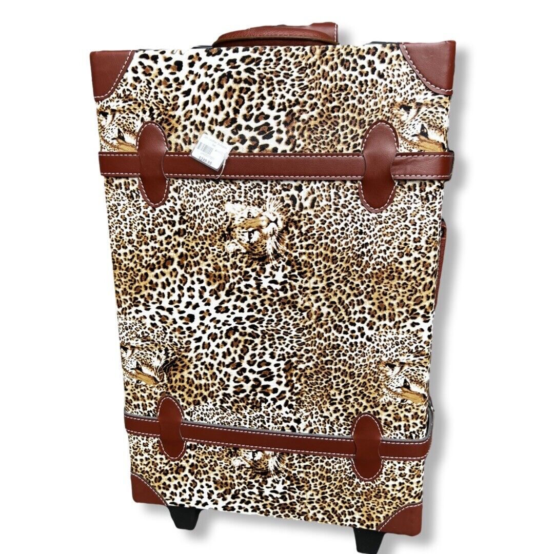 Animal Print Suitcase 2 Piece Set