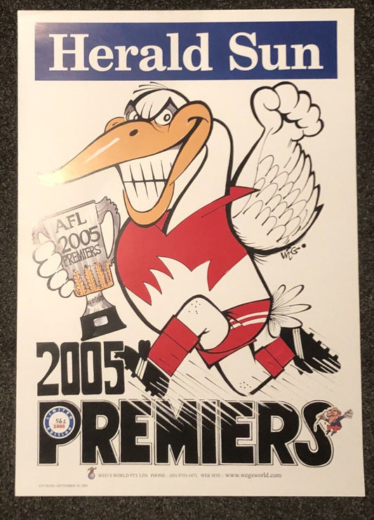 WEG 2005 Sydney Swans Premiership Limited Edition Poster #562