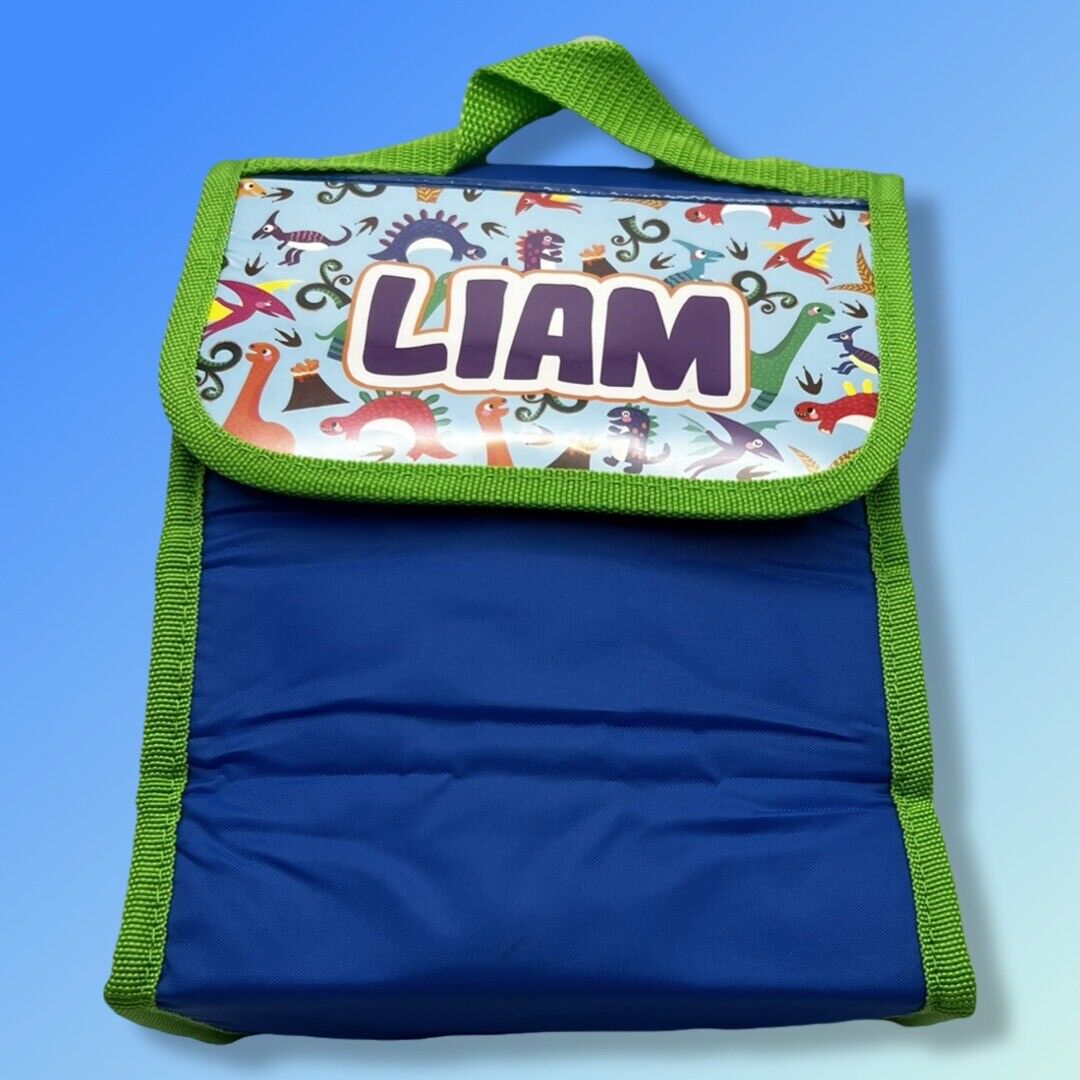 Personalised Kids Lunch Bag Insulated Foldable - LIAM