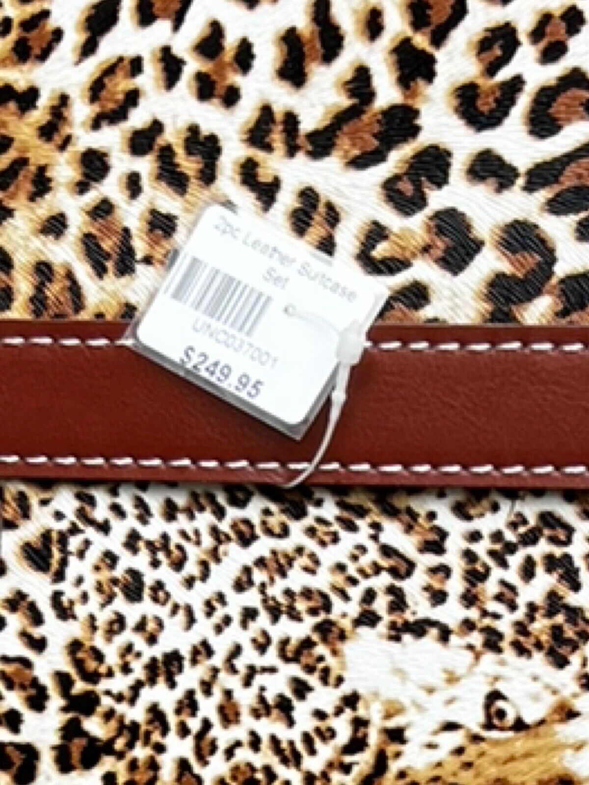 Animal Print Suitcase 2 Piece Set